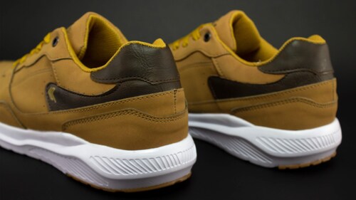 Tenis Newk Forty Para Hombre Línea Mogale Color Mostaza
