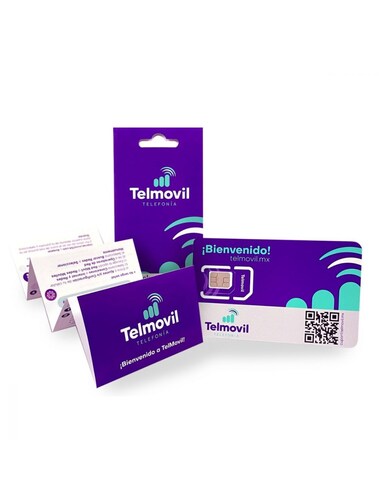 CHIP TELMOVIL PAQUETE $50 7 DÍAS.