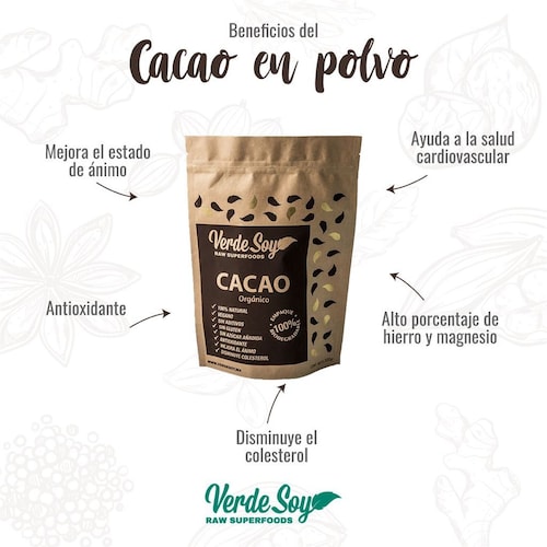 Cacao en polvo orgánico 250gr