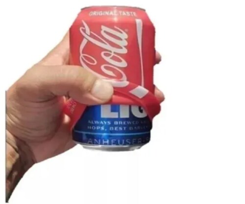 funda de silicon para refresco o cerveza cubierta para lata