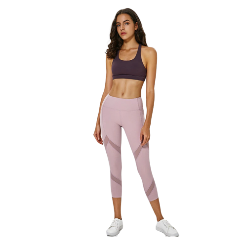 Leggins 34 Yoga O Gym YoFit Mallas Rosa Claro.