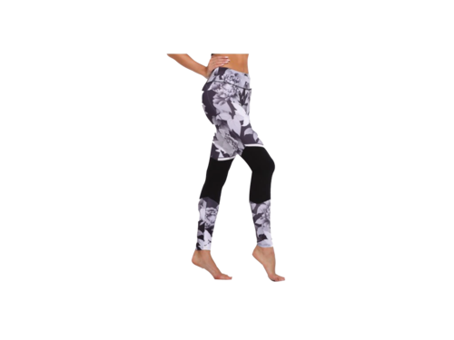 Leggings Flores Blanco Yoga Y Gym YoFit.