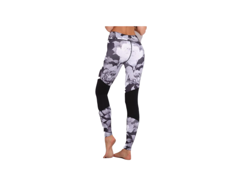 Leggings Flores Blanco Yoga Y Gym YoFit.