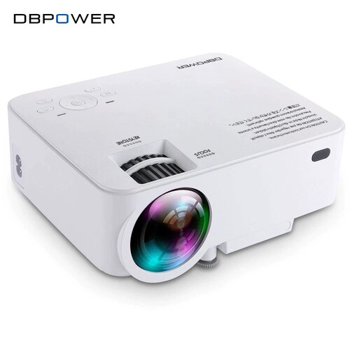 Proyector Dbpower  T20 1500 lumenes  Visualización 1080p Completo Hd  apertura 32" a 176" OFERTA 