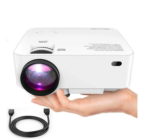Proyector Dbpower  T20 1500 lumenes  Visualización 1080p Completo Hd  apertura 32" a 176" OFERTA 
