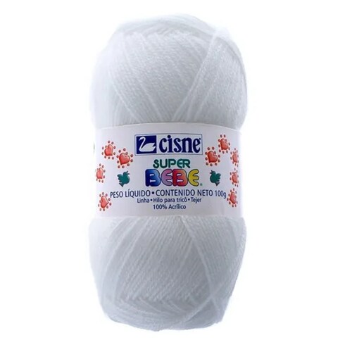 Bolsa 5 Pzas Coats Estambre Acrílico Liso Super Bebé Cisne