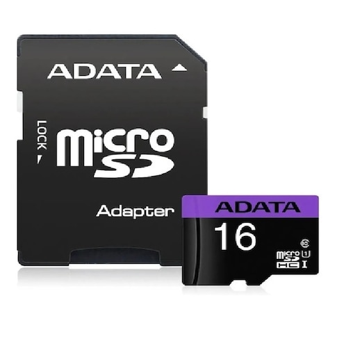 Memoria Micro SD ADATA Pemier Pro UHS-I U1 16GB 30 MB/s 10MB/s Negro Gris CEL DRONE CAMARA DEPORTE