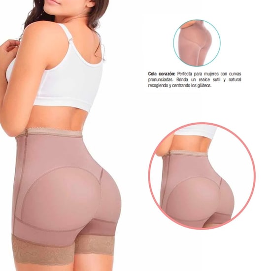 Fajas Colombianas Faja Para Mujer Calzones Levanta Buttock Gluteos Calzon  Pompis