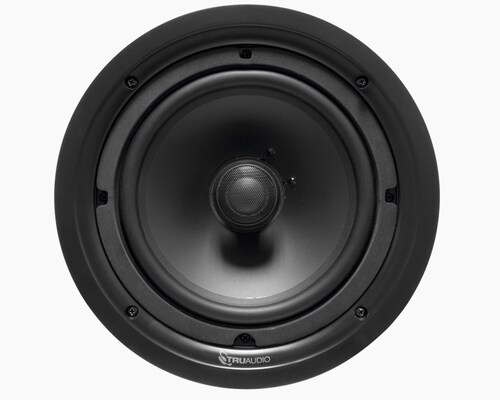 Phantom Series Altavoz de techo de 2 vías, woofer de polietileno inyectado de 8in, tweeter giratorio 1in, 5-120 watts, 8 Ohms