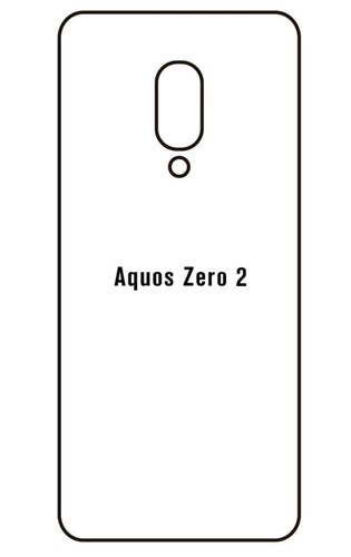 Jeco 99F Kit de Mica Hidrogel AZUL Frontal+Trasera SHARP AQUOS ZERO 2