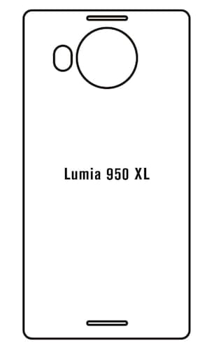 Jeco 99F Kit de Mica Hidrogel AZUL Frontal+Trasera MICROSOFT LUMIA 950 XL