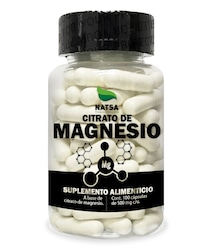 Citrato de Magnesio 100 capsulas calidad Premium