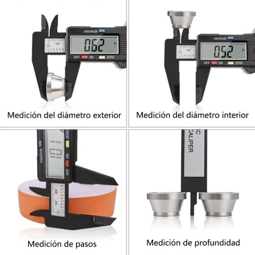 Calibrador Vernier Vernier Digital Pie De Rey 6in 156mm