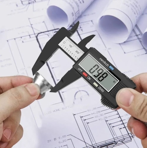Calibrador Vernier Vernier Digital Pie De Rey 6in 156mm