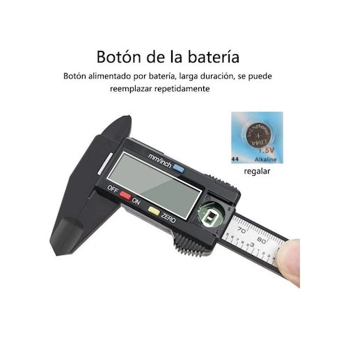 Calibrador Vernier Vernier Digital Pie De Rey 6in 156mm