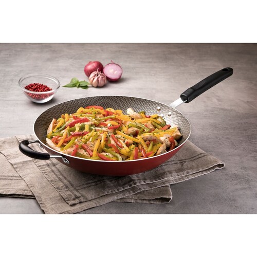 Sartén wok Tramontina 20252/732 loreto 32 cm rojo antiadherente END1