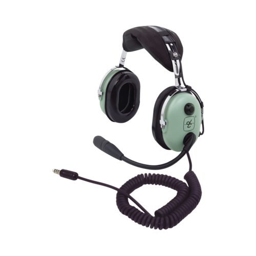 Auriculares con atenuación de ruido pasivo para radios aéreos en helicópteros