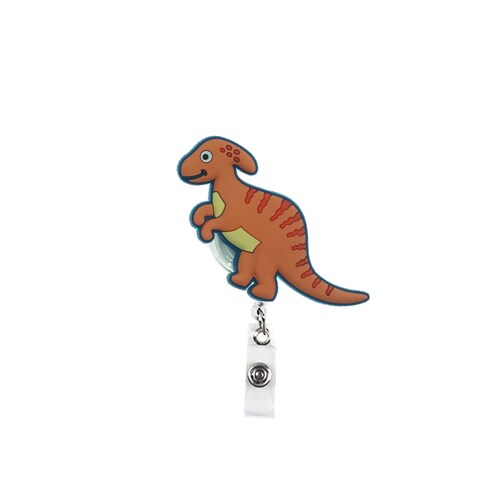Gafete Yoyo Retractil Idenficacion Figura Grande Dinosaurios