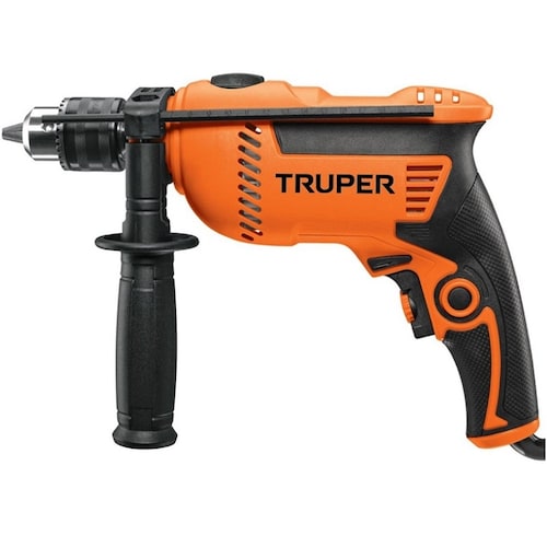 Rotomartillo Taladro Profesional Truper de 1/2" de 650W ROTO-1/2A7 Perforación Concreto Metal Plástico Madera