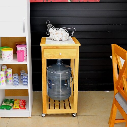 Mesa Auxiliar de Cocina Despachador de Agua Natural