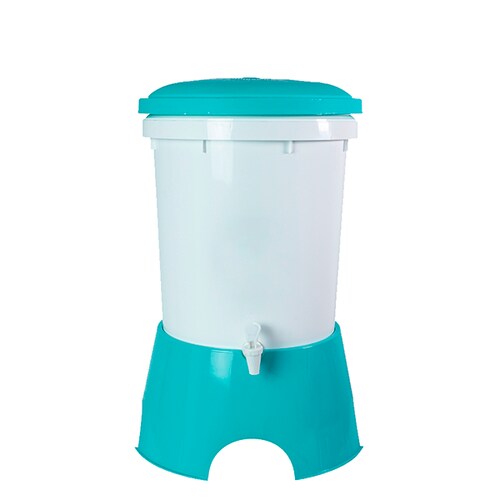 Ecofiltro Purificador Dispensador y Filtro de Agua Colors Grande (20 L) Azul.
