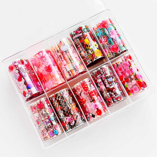 190 Piezas Decoracion De Uñas Kit de Aplicacion De Uñas Acrilicas Y  Gel Lampara LED Esmeril Pulidor MANICURA