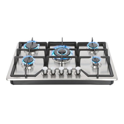 Parrilla Empotrable Premium de Gas 5 Quemadores Acero Inoxidables GARELL.