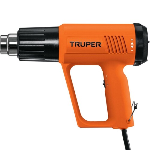 Pistola de Calor Profesional Truper de 2000W PISCA-A con Estuche y Accesorios para remover Pintura Unión de Lonas Descongelar tuberías película antiasaslto