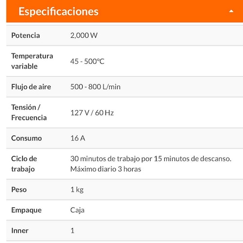 Pistola de Calor Profesional Truper de 2000W PISCA-A con Estuche y Accesorios para remover Pintura Unión de Lonas Descongelar tuberías película antiasaslto