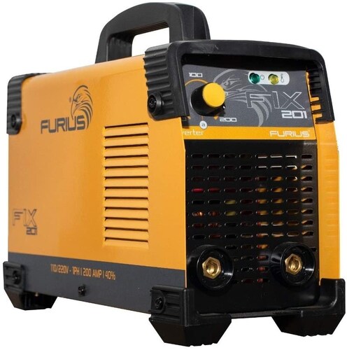 Maquina Para Soldar Electrodo 110/220V - Furius Fix 201 - bi-voltaje.