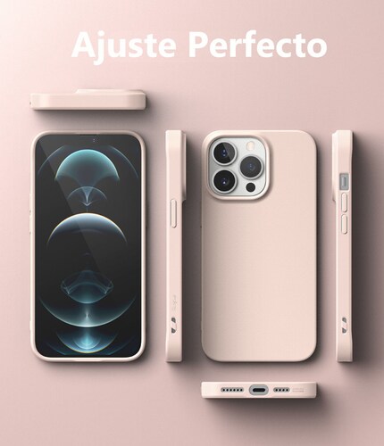 Funda iPhone 13 Pro Max Air-S Ringke Ligera Rosa.
