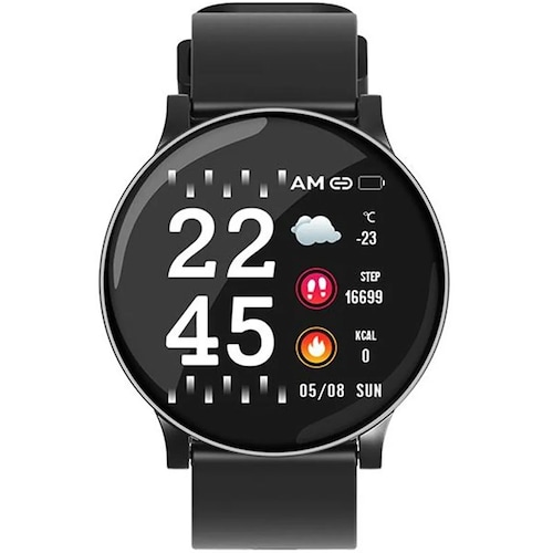 Fralugio Smart watch LW02 con Oximetro Cambio de Musica Notificaciones en Android e IOS