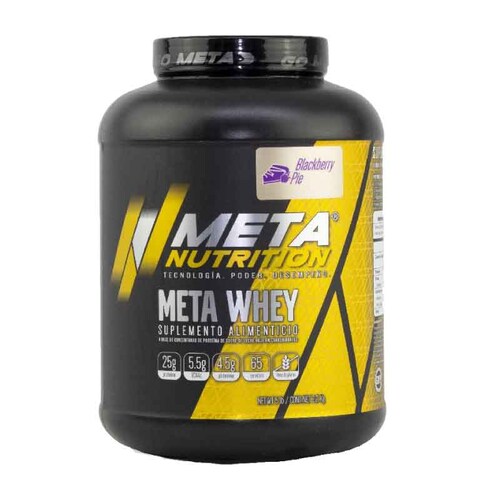 Proteina Meta Nutrition Whey  5 Lbs. 65 Serv. - Power Chocolate