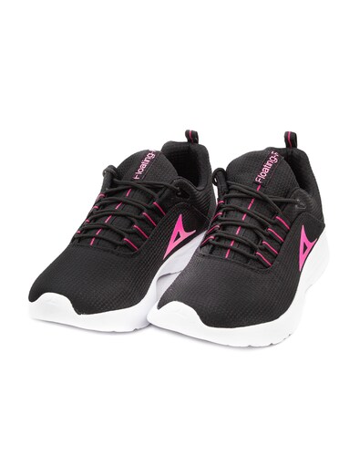 Tennis Running Pirma Dama Apolo 0248 Negro/Fiusha - Golero Sport