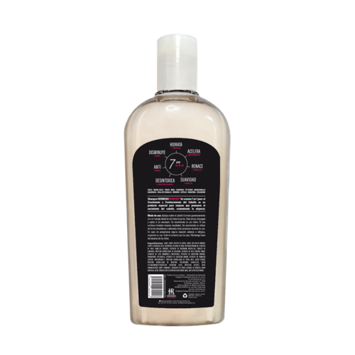 Shampoo Anticaída Crecimiento Frizz Reparador Hidratación Profunda 7 en 1 para Mujer | 250ml | Hermoso Remedio