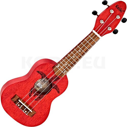 Ukulele Sopranino Keiki Rojo Ortega Guitars Con 2 Plumillas