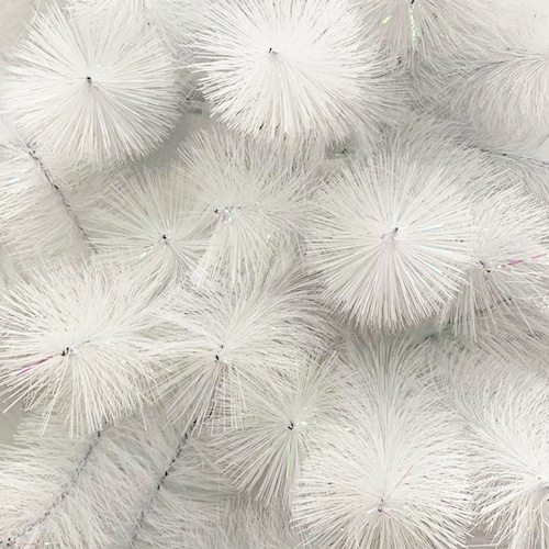 Árbol Navideño Cepillo Artificial Blanco 150 Cm Alto