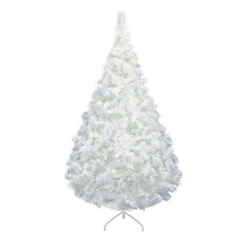 Árbol Blanco Navideño Cepillo Artificial 210 Cm Altura