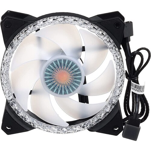 3 Ventiladores Cooler Master 120mm MasterFan MF120 PRISMATIC RGB Controlador MFY-B2DN-203PA-R1