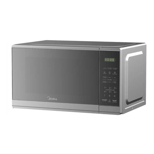 Horno microondas MIDEA 0.7 pies acabado espejo MMDF07S2MG
