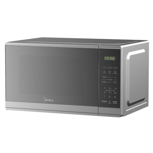 Horno microondas MIDEA 0.7 pies acabado espejo MMDF07S2MG
