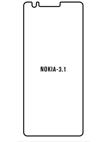 Jeco 99F Protector de Pantalla de Hidrogel Premium Para NOKIA 3.1