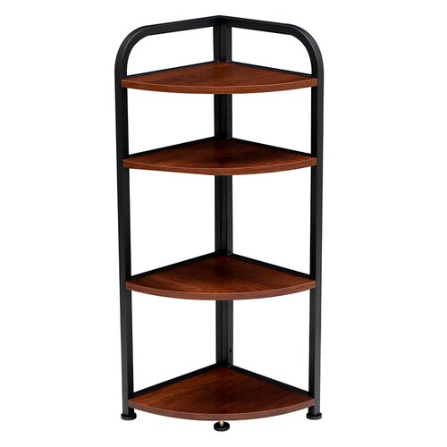 Librero Esquinero Minimalista con 4 Niveles Moderno Vintage