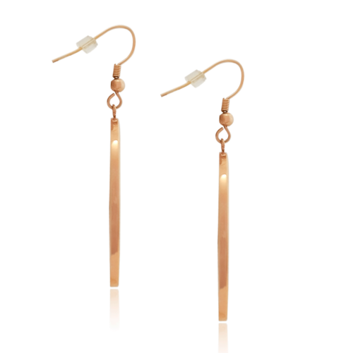 Aretes Plata Rosa #437 Ovalo circonia alrededor Largo 3.5 cm Ancho 2.5 cm