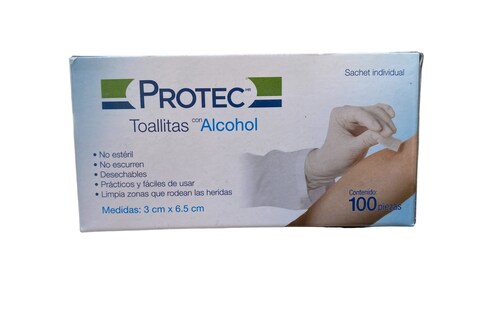 Toallitas con Alcohol 