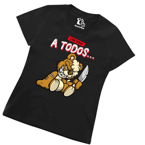 Playera dama - Los odio a todos.