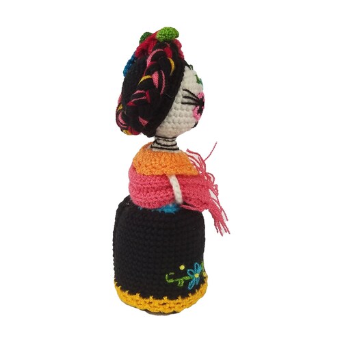 Muñeca Amigurumi Adorable Catrina 20 Cms