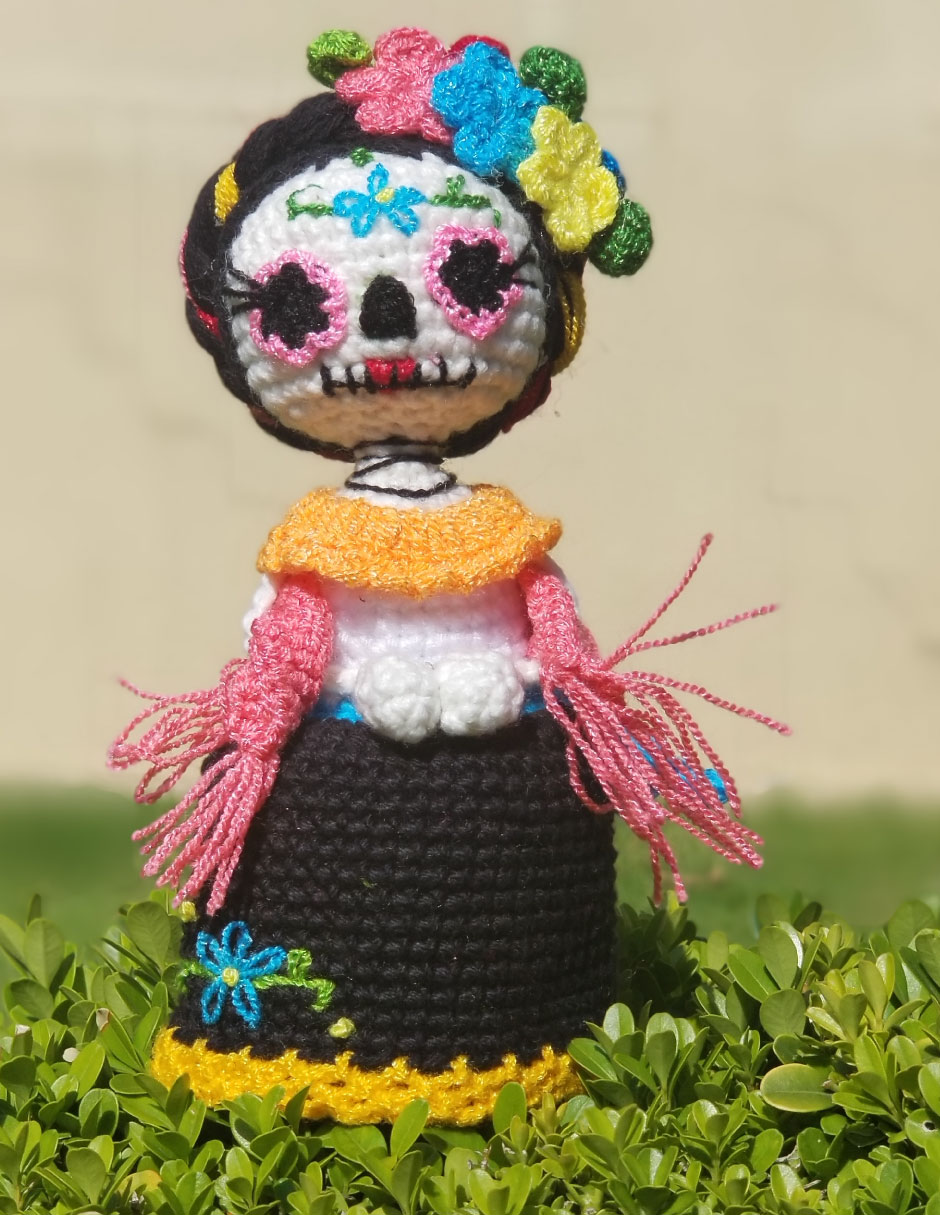 Muñeca japonesa amigurumi hot sale