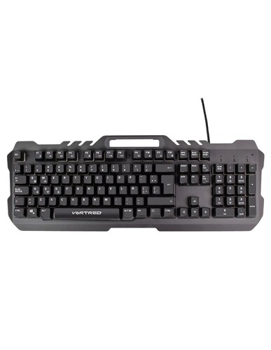 Teclado Alámbrico Gamer Vortred RGB Rogué USB V-930426