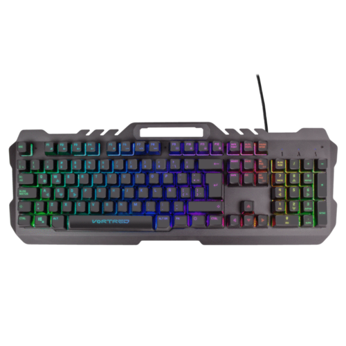 Teclado Alámbrico Gamer Vortred RGB Rogué USB V-930426